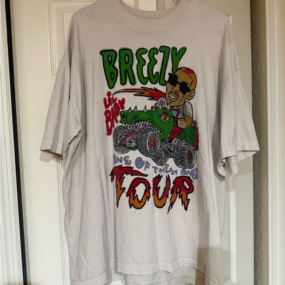Chris Brown “One of them ones” Tour Tee with original airbrush design